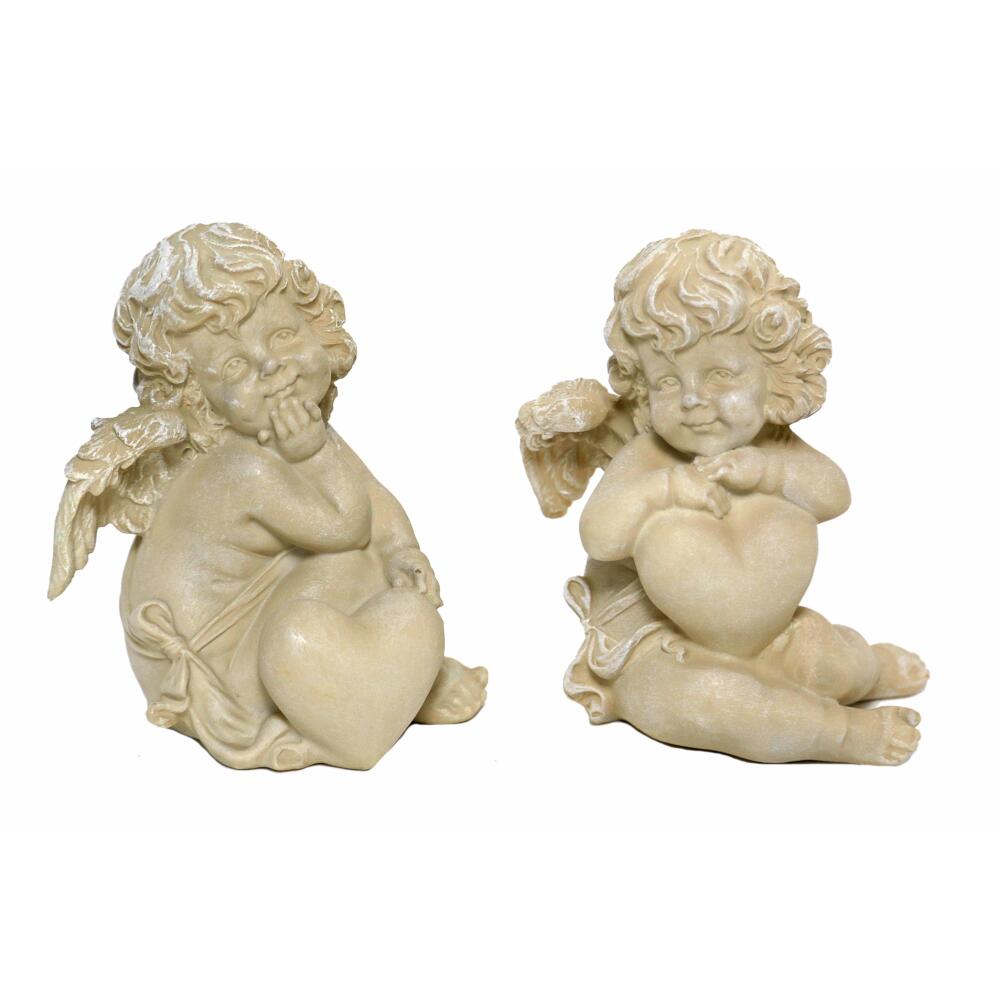 Engel 2er-Set Dekofigur weiß – JÄNIG GMBH